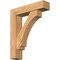 Ekena Millwork Imperial Block Smooth Bracket w/ Offset Brace, Western Red Cedar, 7 1/2"W x 32"D x 38"H BKT0806X32X38IMP05SWR - alternate 1